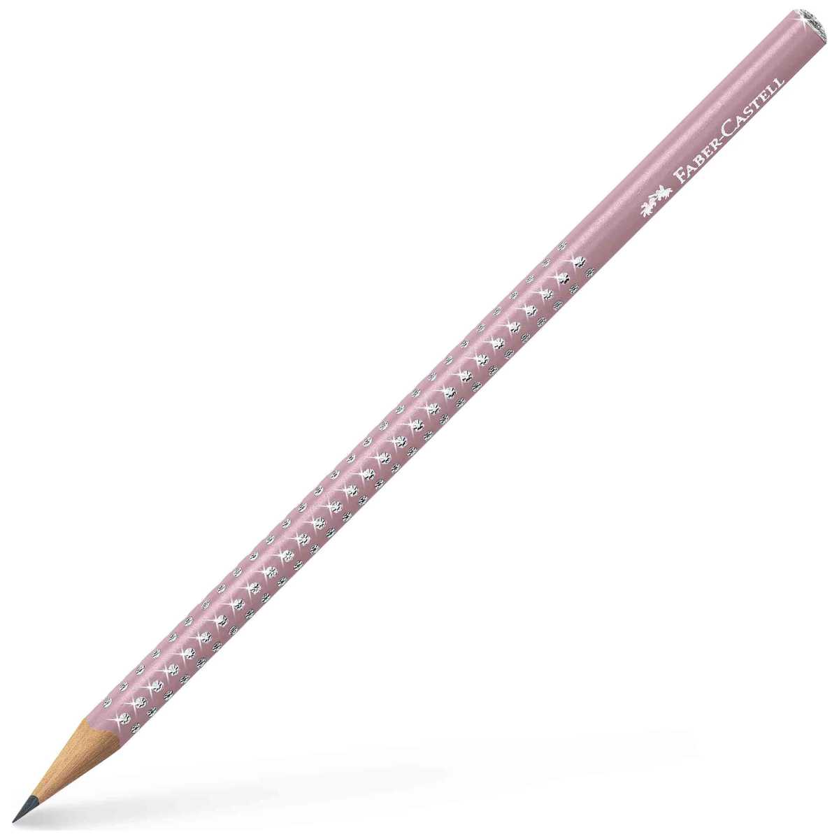 FABER CASTELL Bleistift Grip Sparkle B rose shadows