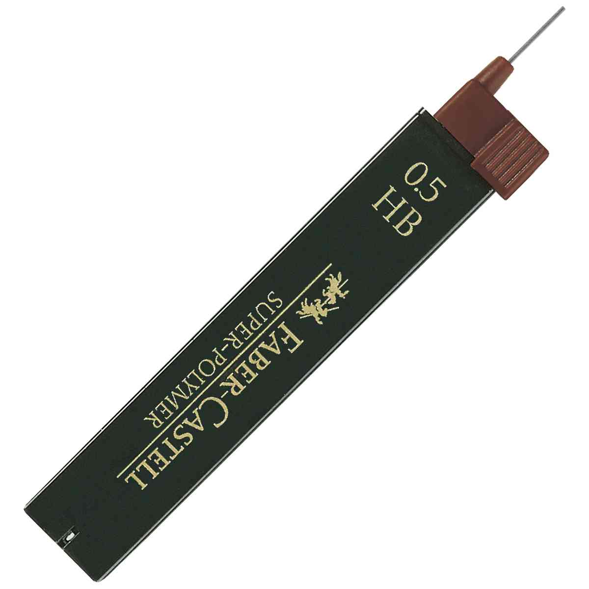 FABER CASTELL Bleistiftmine SUPER-POLYMER 0,5mm HB 12 Stück