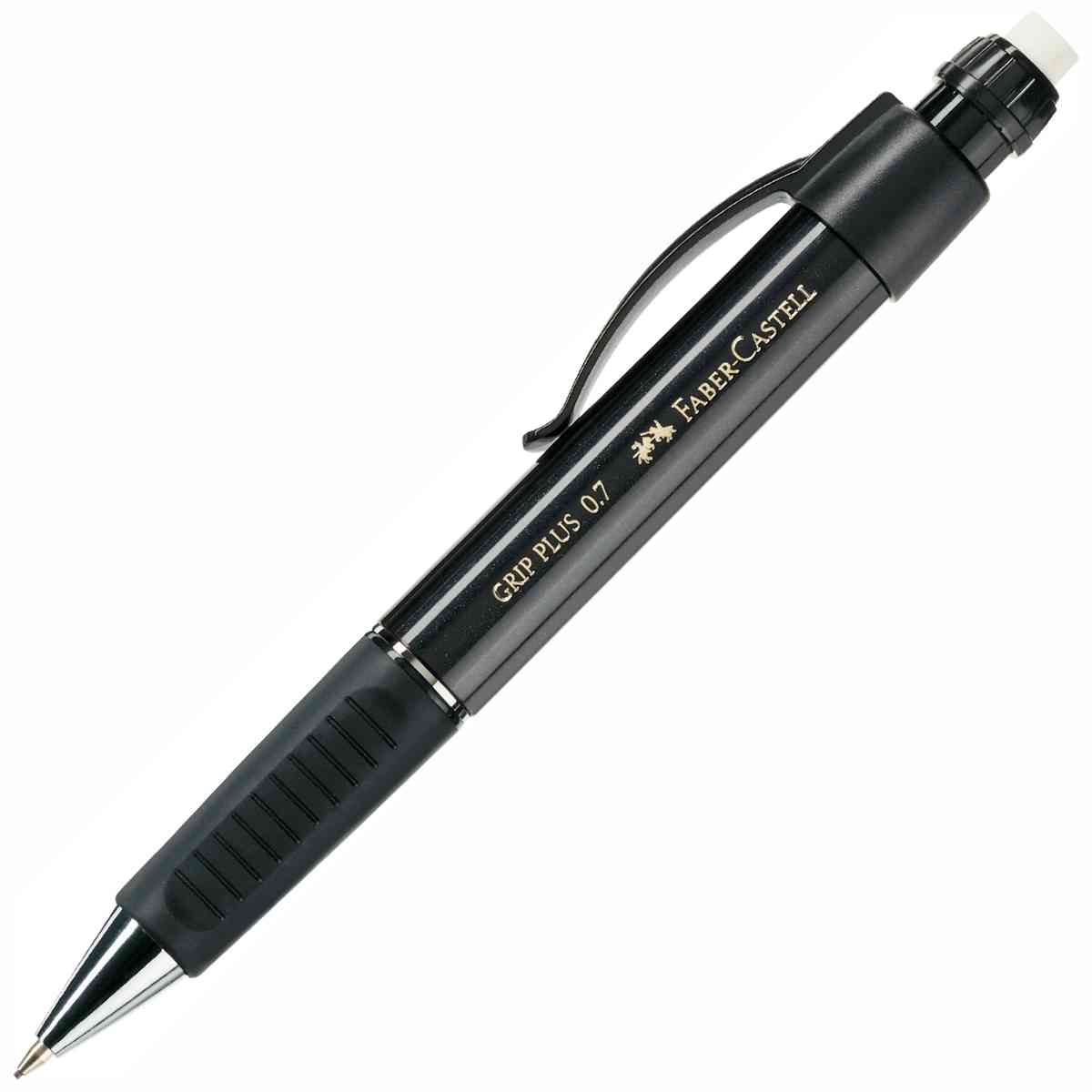 FABER CASTELL Druckbleistift 0,7mm GRIP PLUS met. schwarz