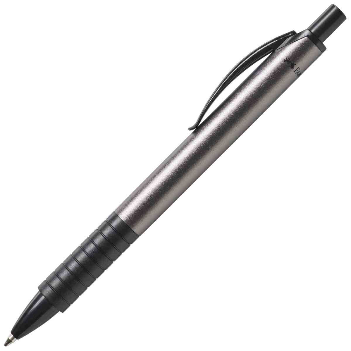 FABER CASTELL Kugelschreiber Basic M Aluminium anthrazit