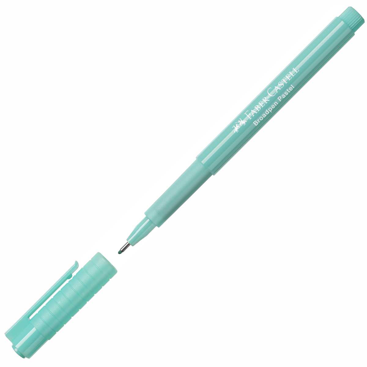 FABER CASTELL Fineliner 1554 BROADPEN 0,8mm pastelltürkis