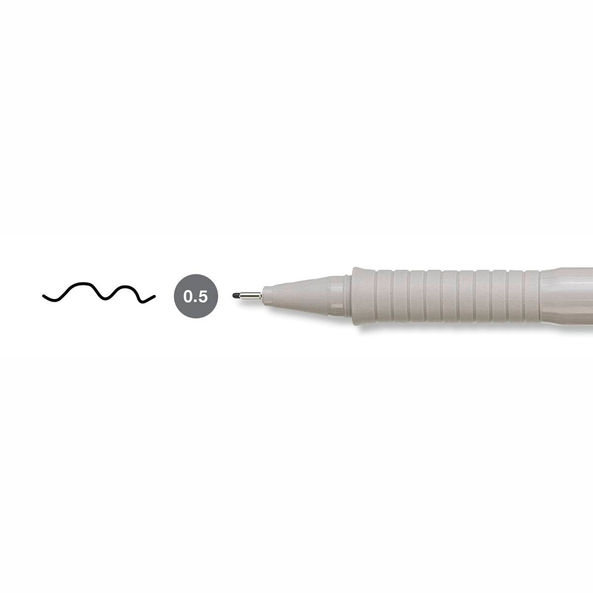 FABER CASTELL Tintenschreiber Ecco Pigment 0,5 mm schwarz