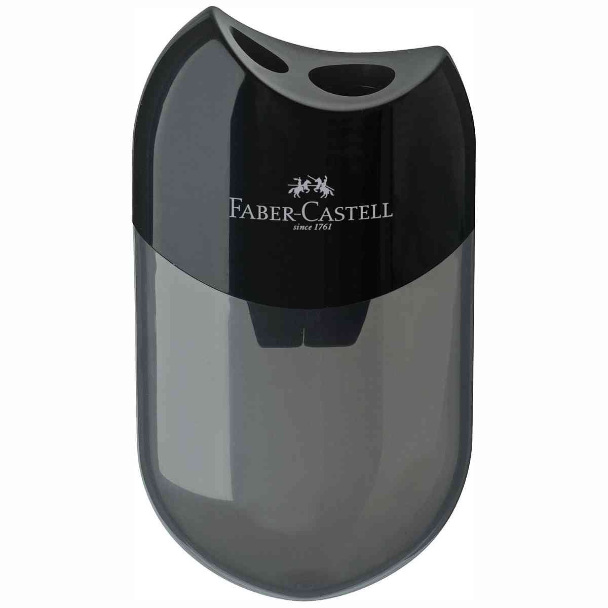 FABER CASTELL Dosenspitzer schwarz 2-fach 8+10mm