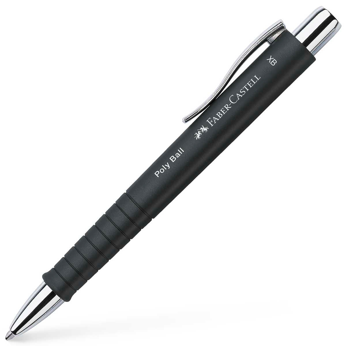 FABER CASTELL Kugelschreiber POLY BALL XB schwarz