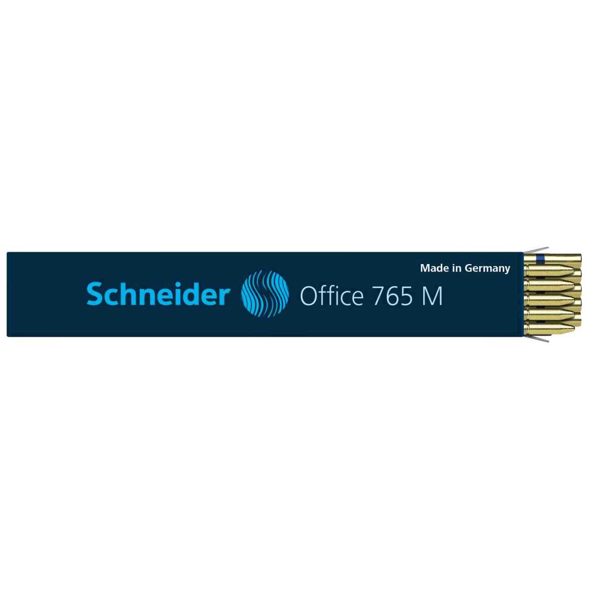 SCHNEIDER Kugelschreibermine 765 M blau 10 Stück