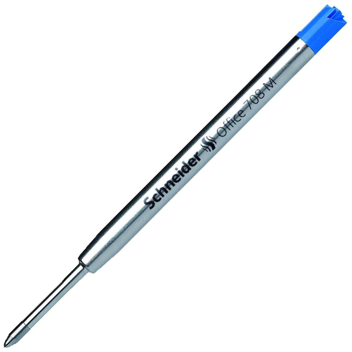 SCHNEIDER Grossraum Kugelschreibermine G2 Office 708 M blau 10 Stück