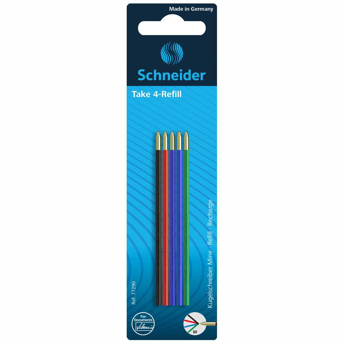 SCHNEIDER Kugelschreibermine für Take4 im 5 Stück Sparpack