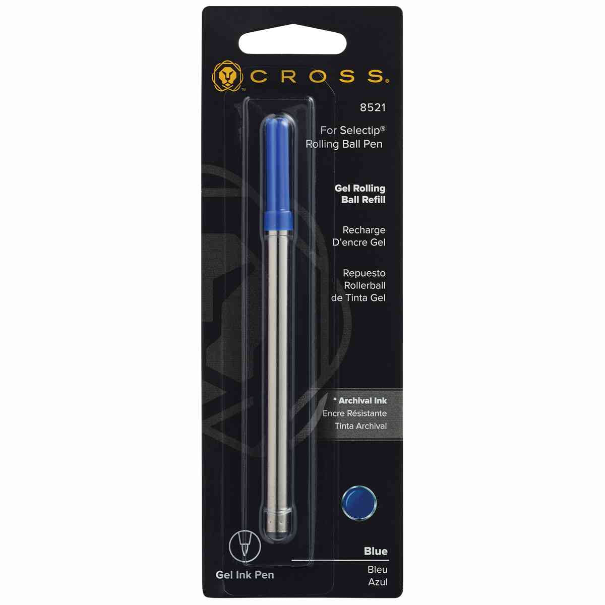 CROSS Gel Rollerballmine 8521 blau 0,7mm