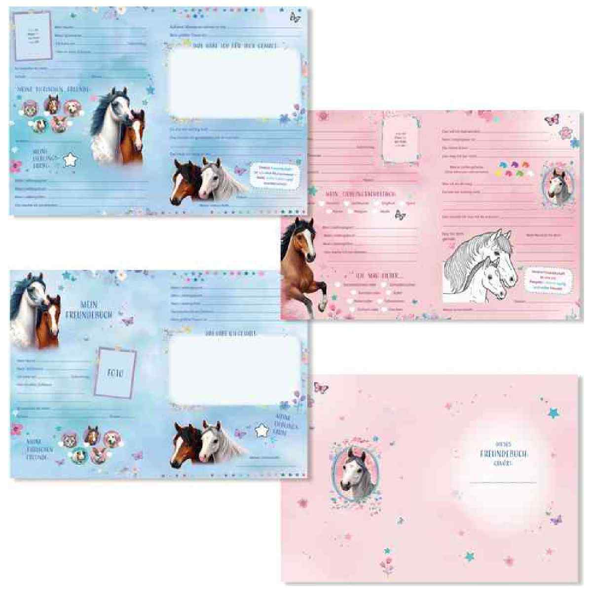 GOLDBUCH Kindergarten Freundebuch Pferde - Luna 88 illustrierte Seiten