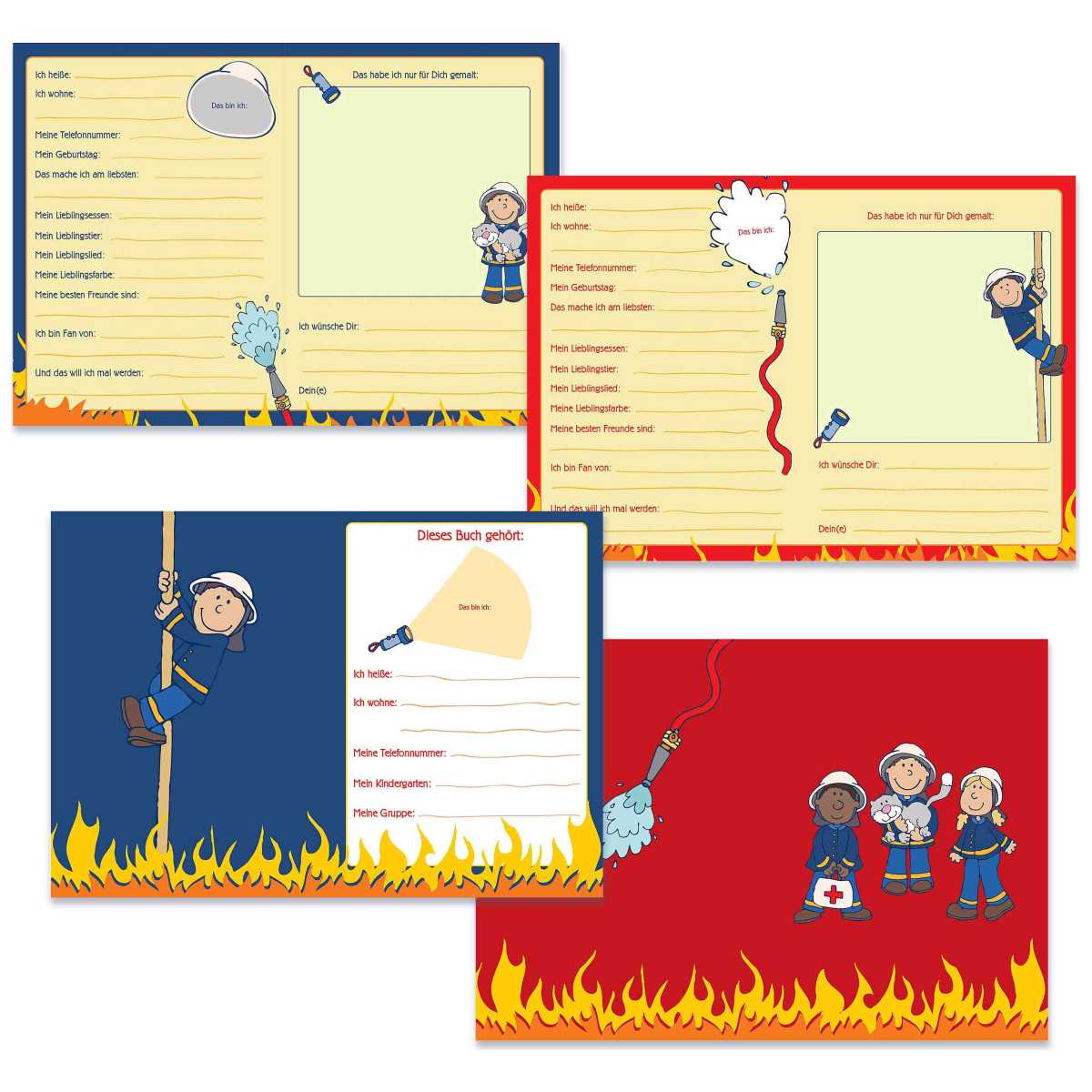 GOLDBUCH Kindergarten Freundebuch Frido 88 illustrierte Seiten
