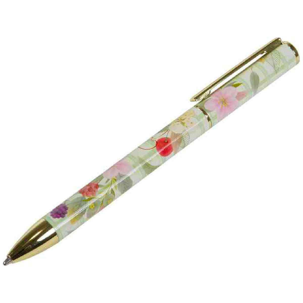 GOLDBUCH Schreibset Kugelschreiber + Etui Blissful Blossom green