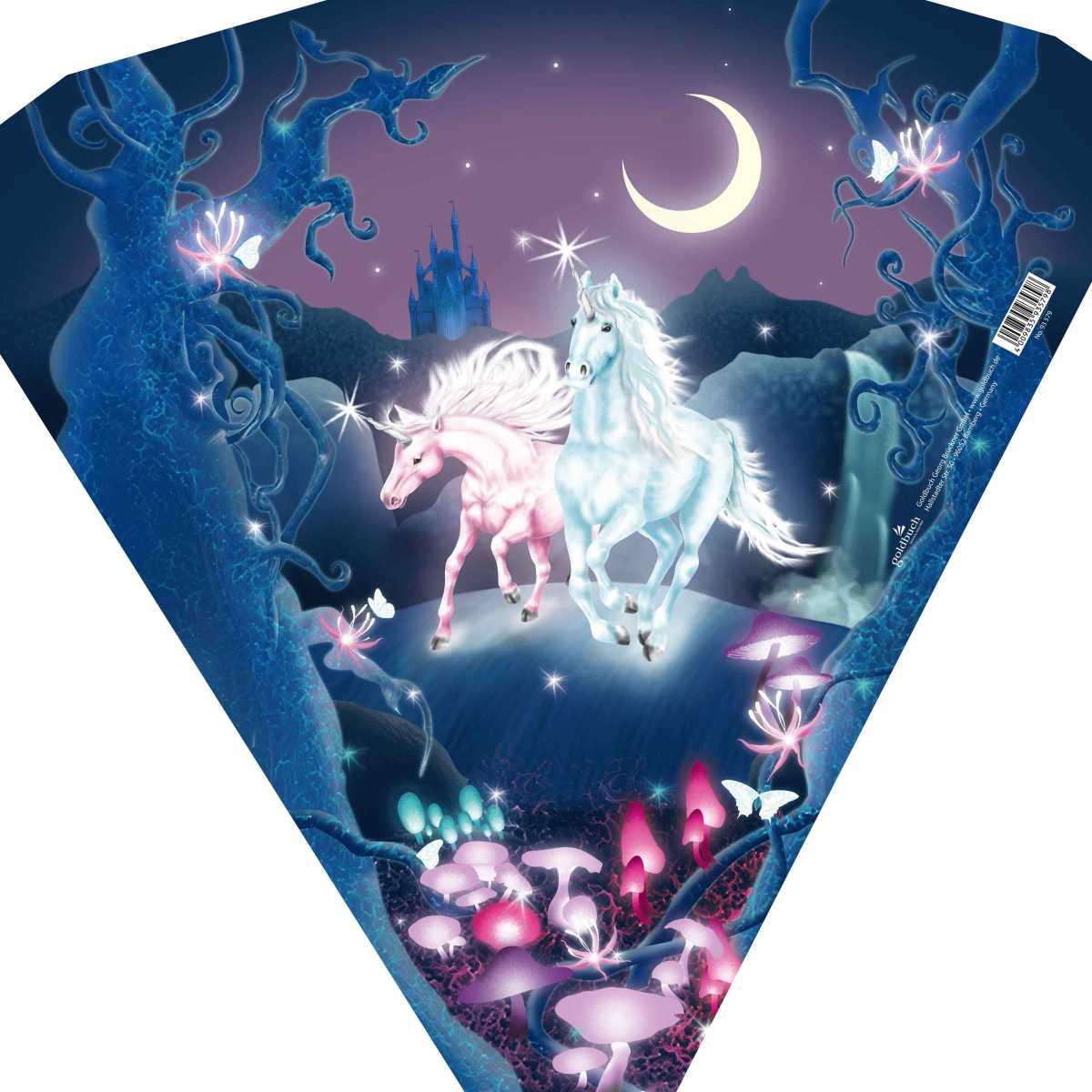 GOLDBUCH Geschwistertüte 35 cm mit Filzverschluß Unicorn