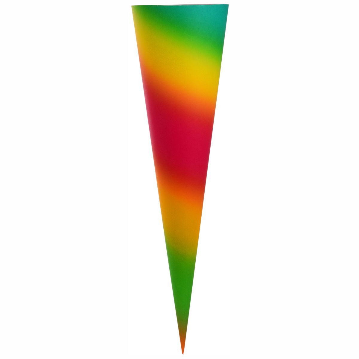 GOLDBUCH Schultüten Rohling 70cm ohne Filz Regenbogen