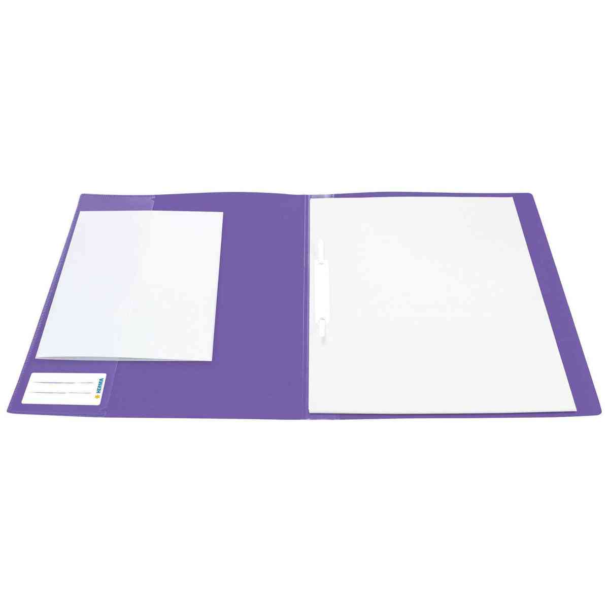 HERMA Schnellhefter Kunststoff A4 violett extra stark
