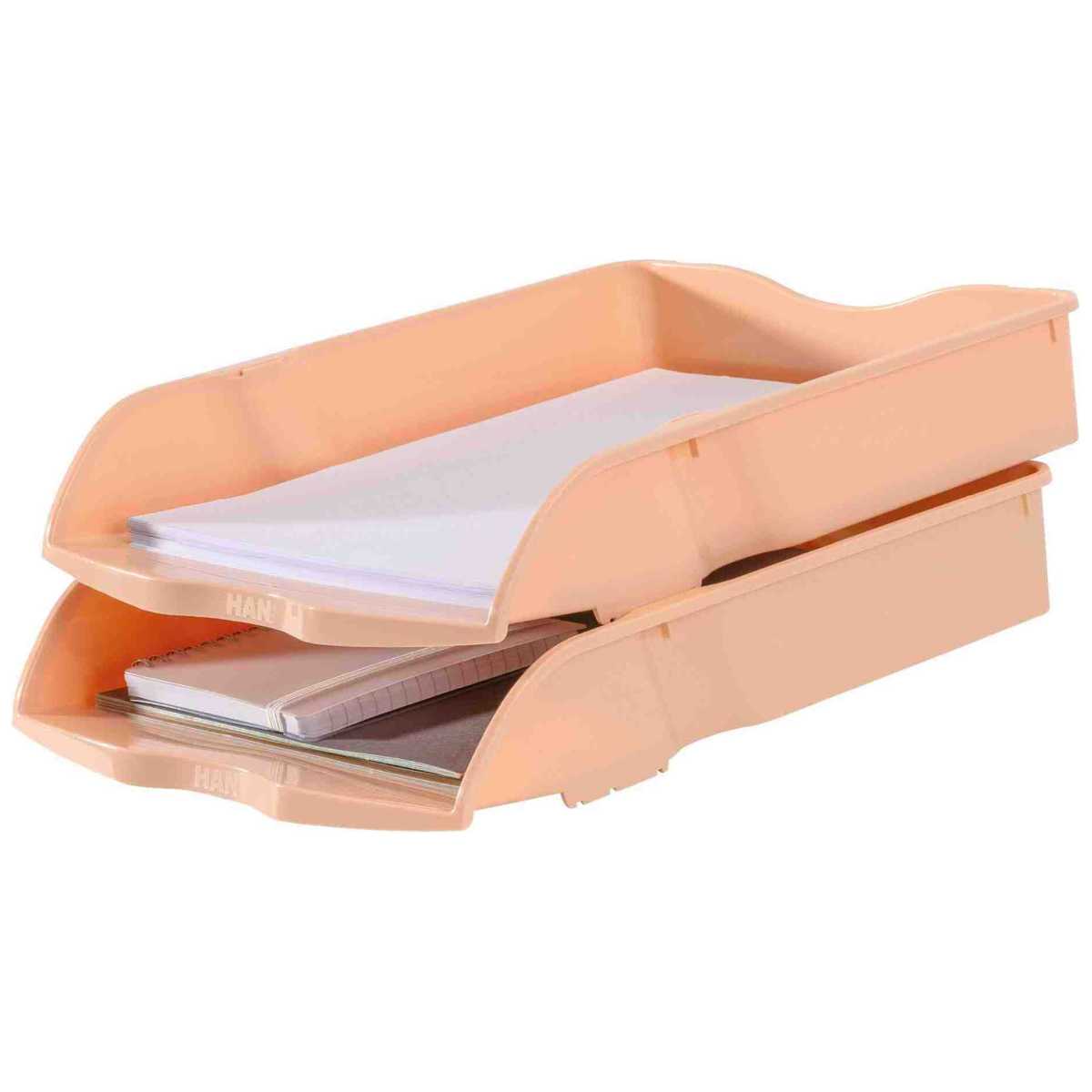 HAN Briefablage Re-LOOP A4 pastellorange 100% Recyclingm.