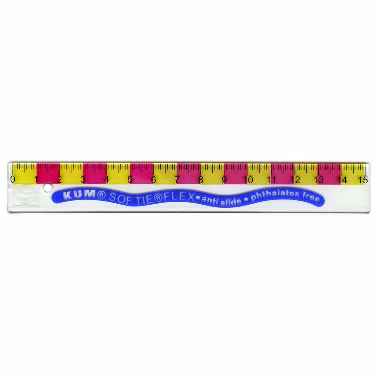 KUM Lineal Softie Flex 16cm farbig sortiert