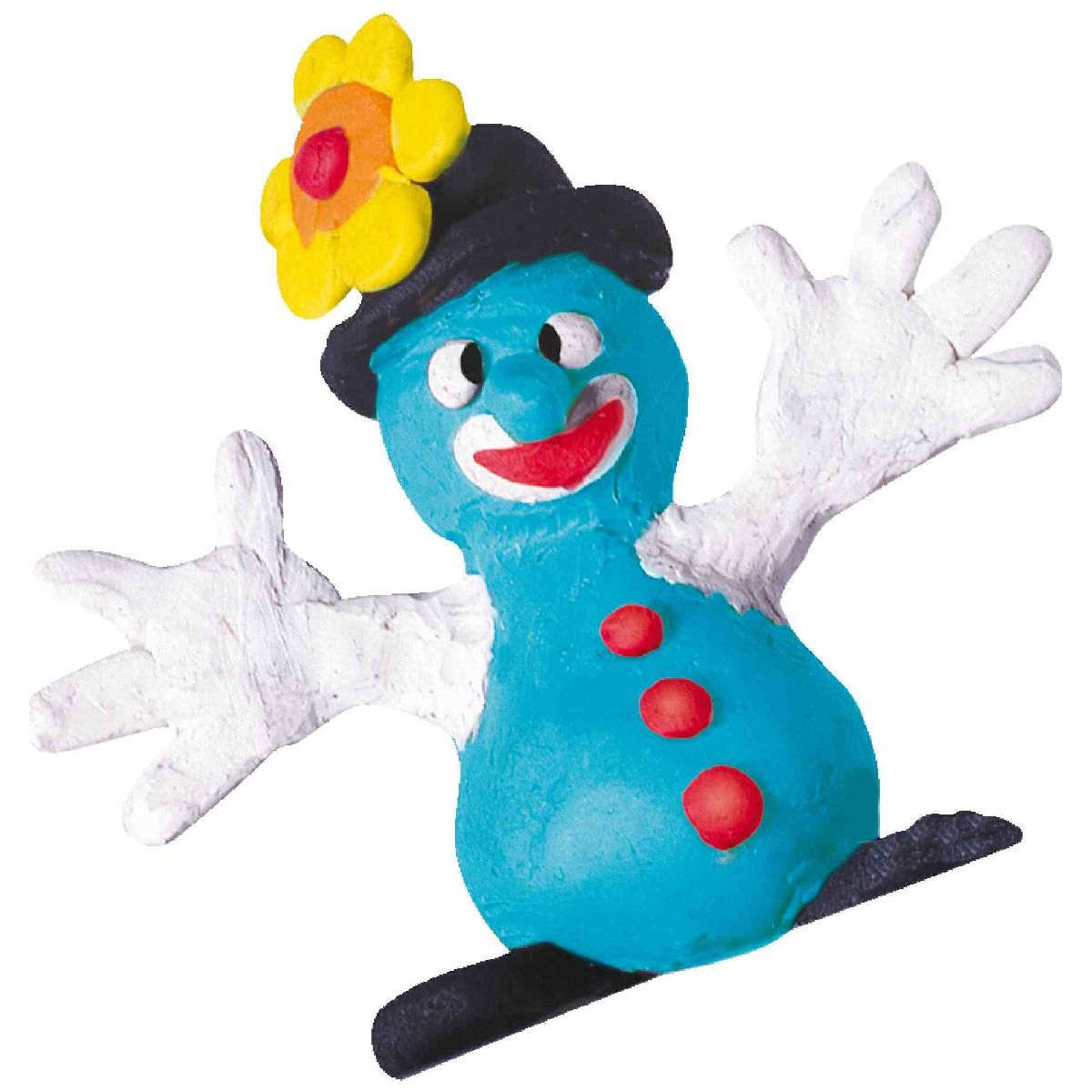 PELIKAN Knetmasse Creaplast Kinderknete in Box blau, 14 Stangen - 10 Farben