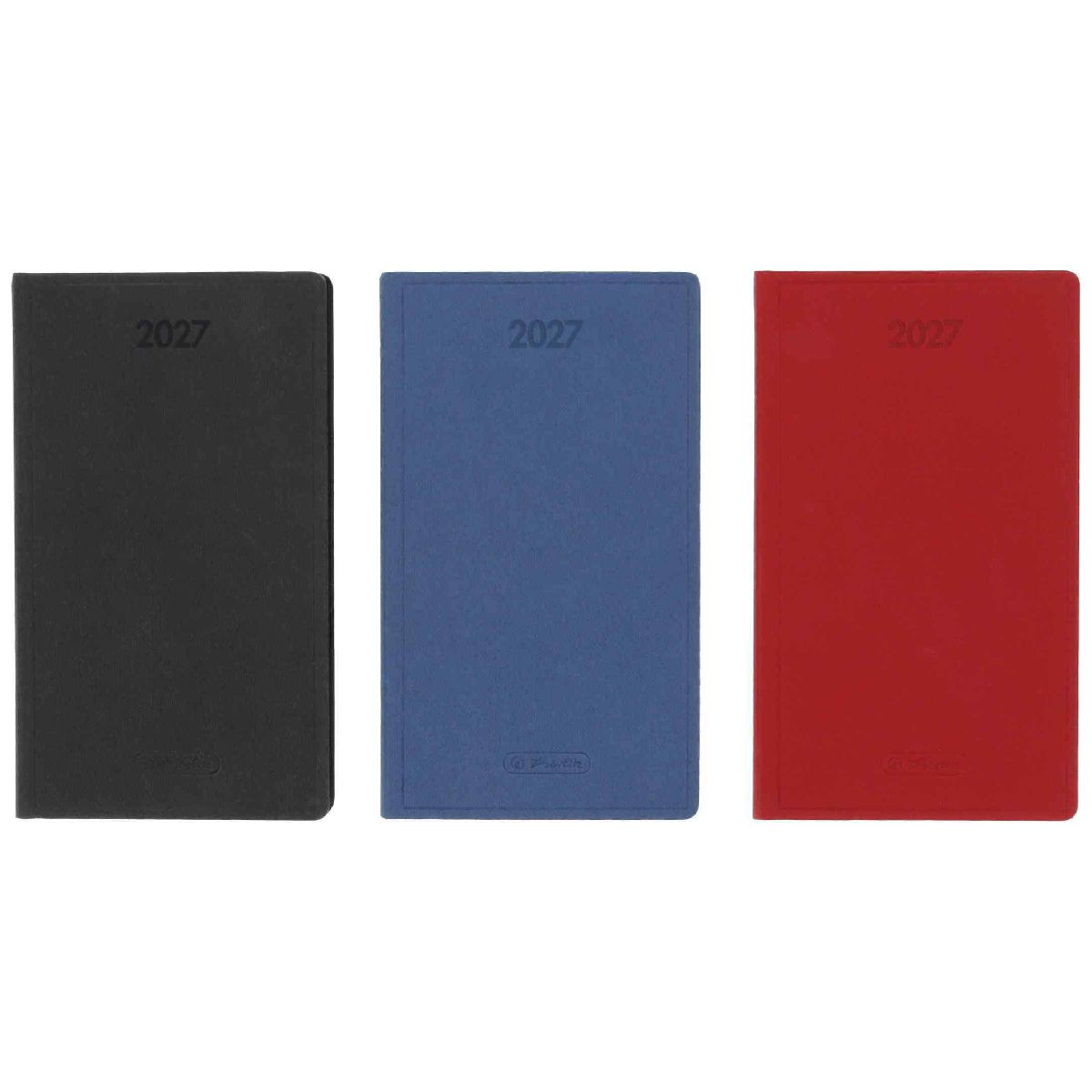 HERLITZ Taschenkalender Slimline Nature 2027 87x153mm 1 Woche = 2 Seiten