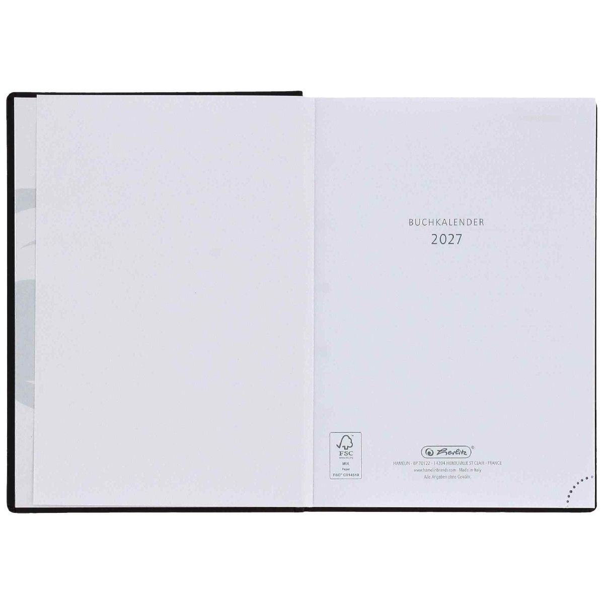 HERLITZ Taschenkalender Classic A6 2027 1 Tag = 1 Seite 368 Seiten