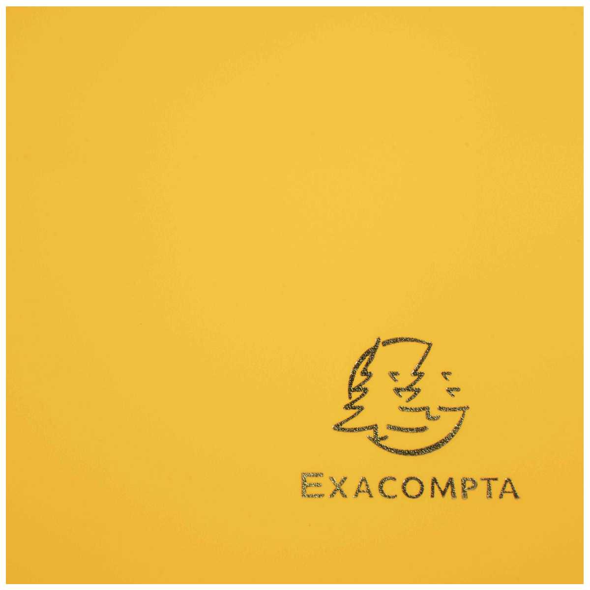 EXACOMPTA Sammelmappe A4 Kunststoff mit Gummi gelb