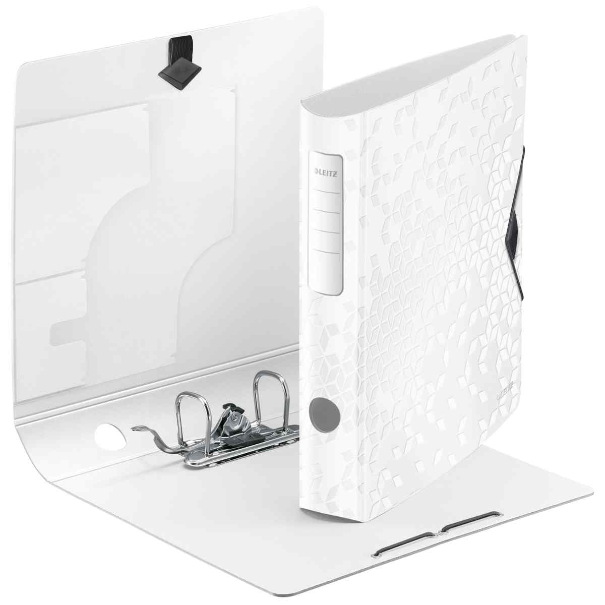 LEITZ Ordner Active WOW 1107 65mm weiss metallic