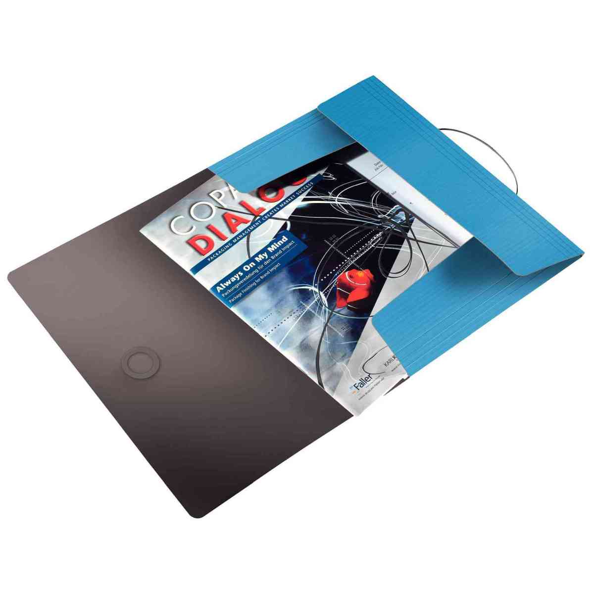 LEITZ Eckspannermappe SOLID 4563 A4 PP hellblau