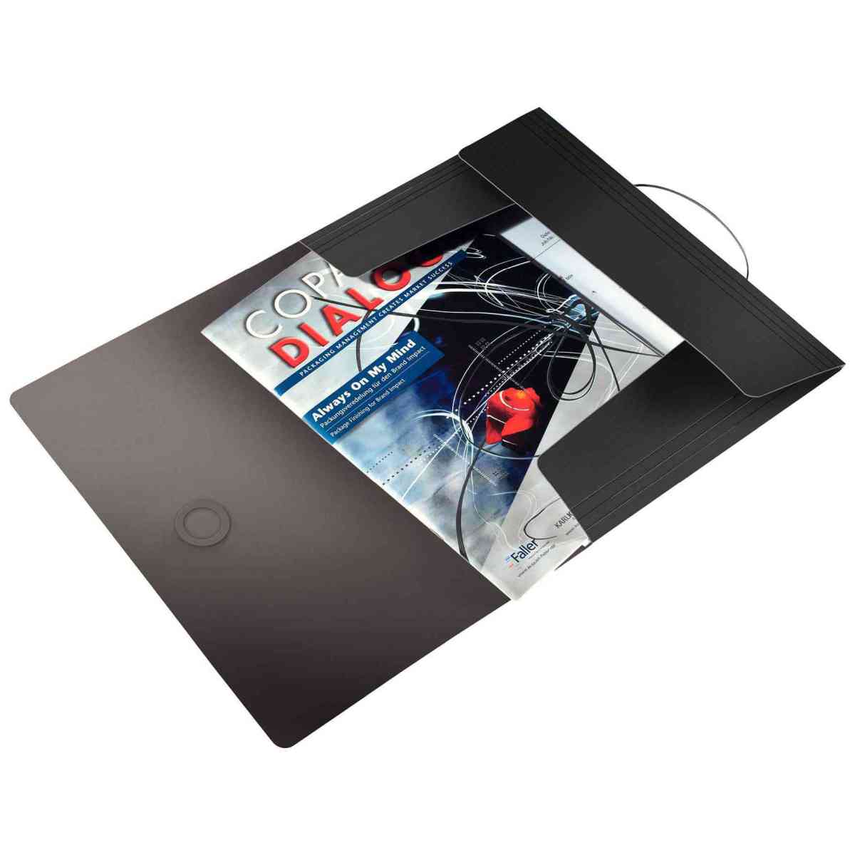 LEITZ Eckspannermappe SOLID 4563 A4 PP schwarz