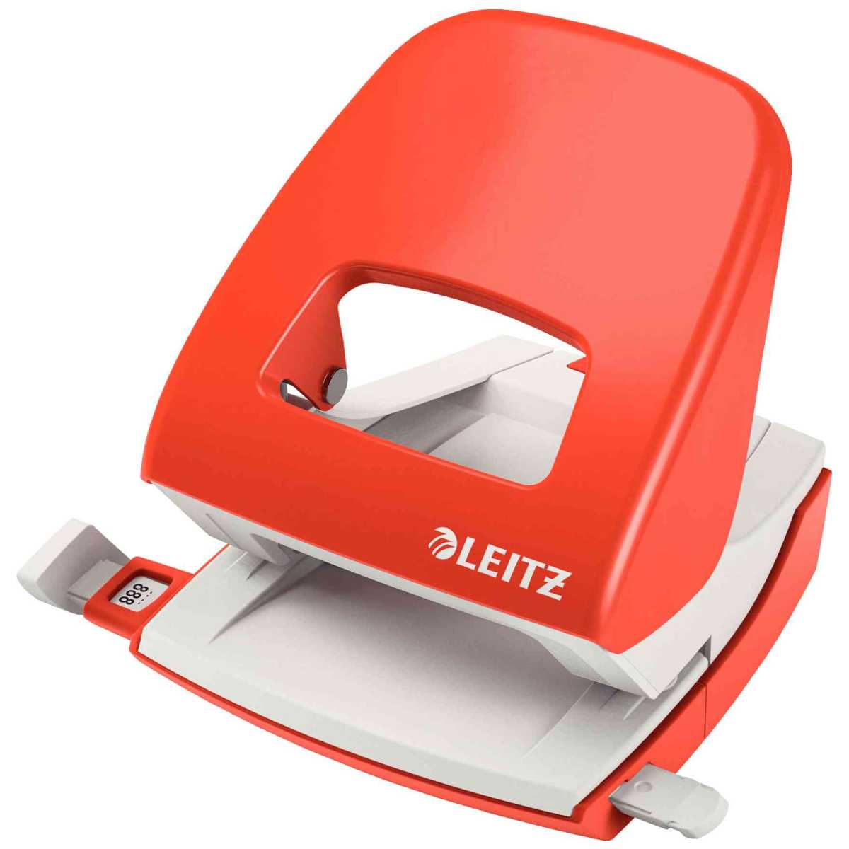 LEITZ Locher NeXXt 5008 Metall hellrot bis 30 Blatt