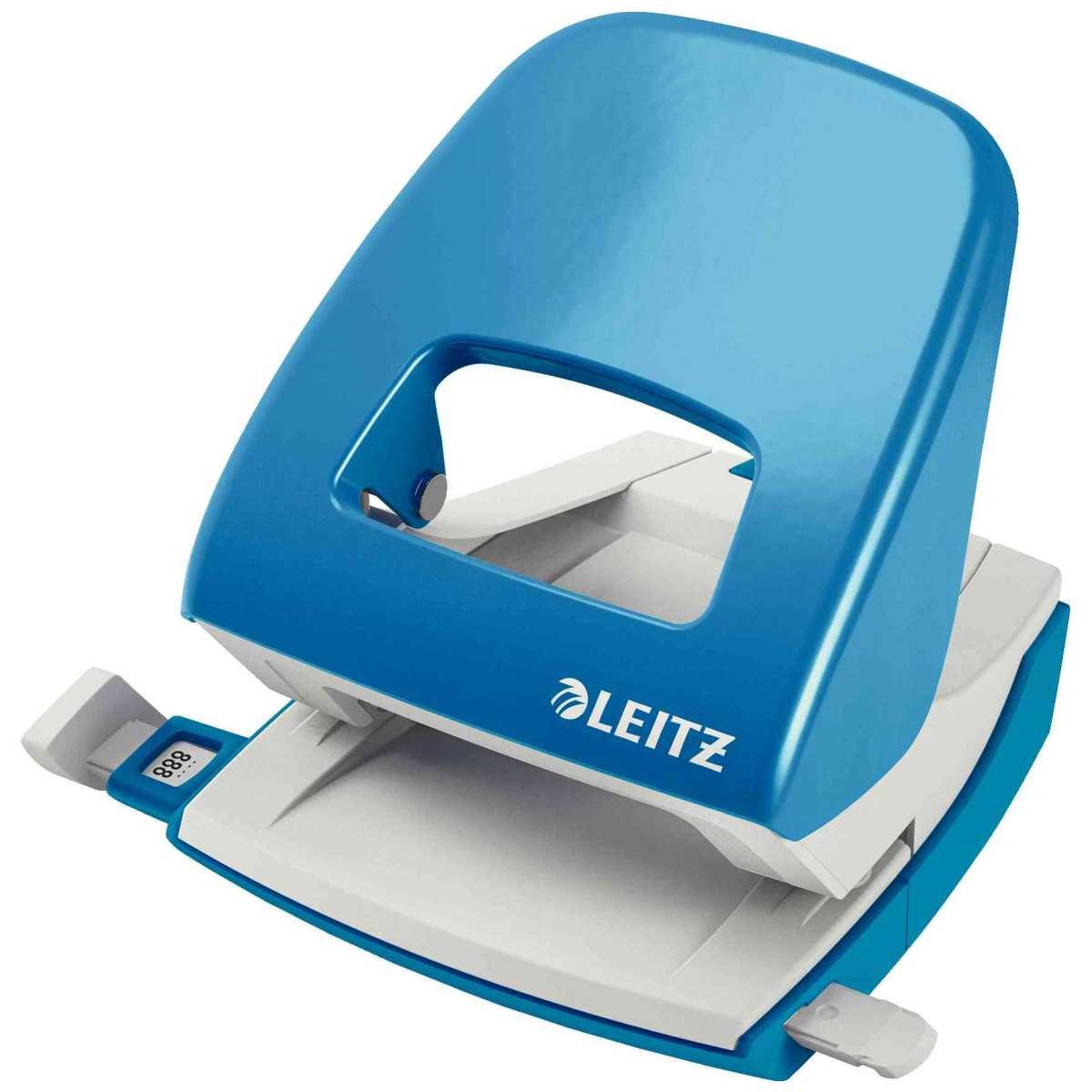 LEITZ Locher NeXXt 5008 Metall hellblau bis 30 Blatt