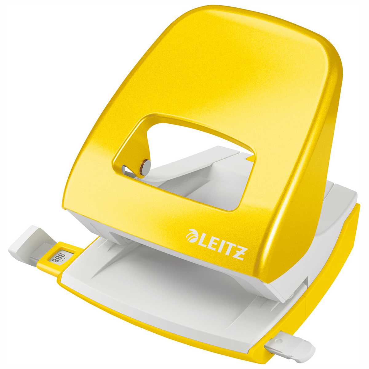 LEITZ Locher NeXXt 5008 Metall gelb metallic bis 30 Blatt