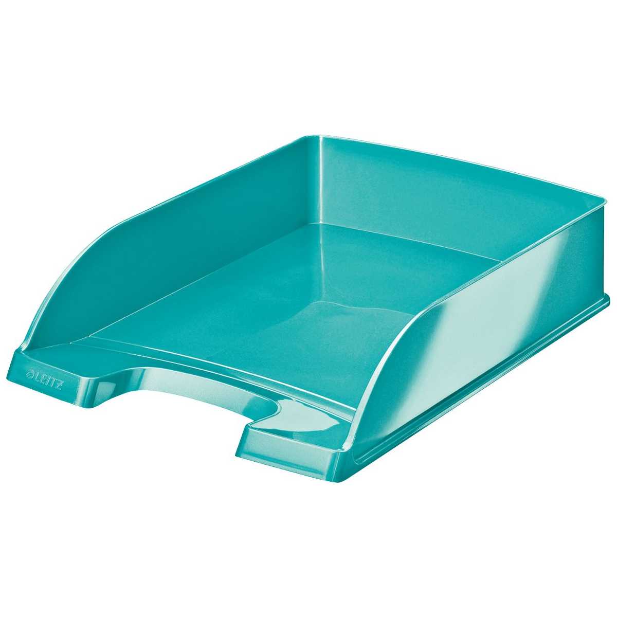 LEITZ Briefablage 5226 A4 WOW Plus eisblau metallic