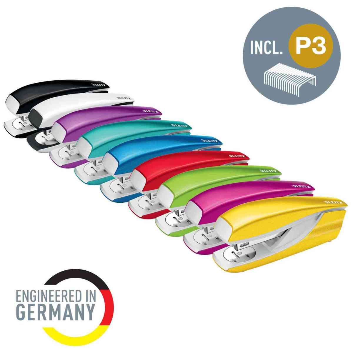 LEITZ Heftgerät NeXXt WOW 5502 bis 30 Blatt violett metallic