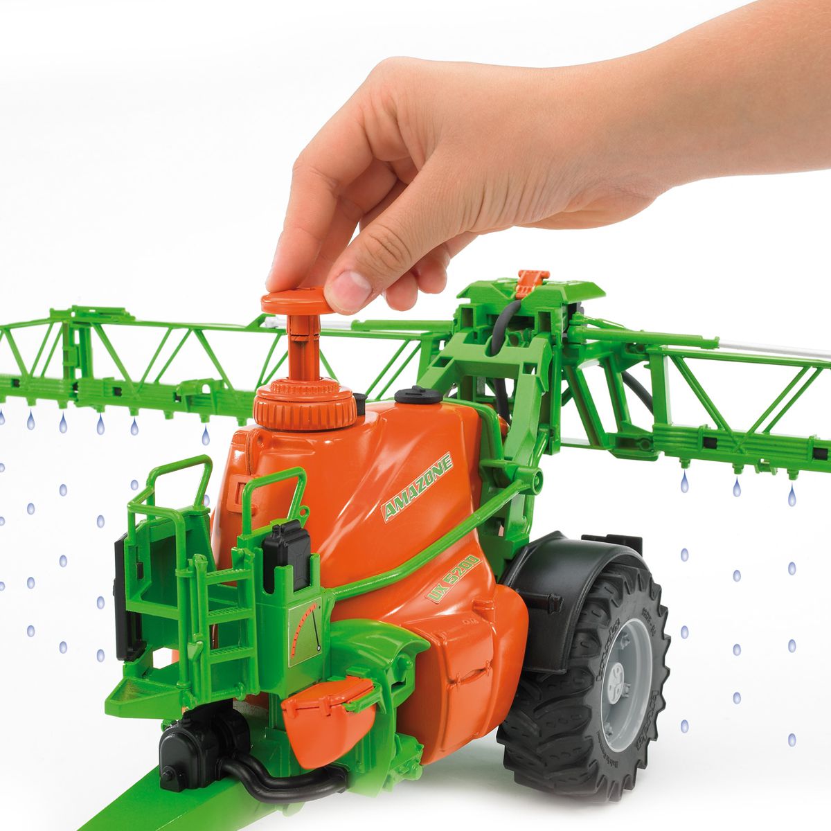 BRUDER 02207 Amazone Anhängefeldspritze UX 5200