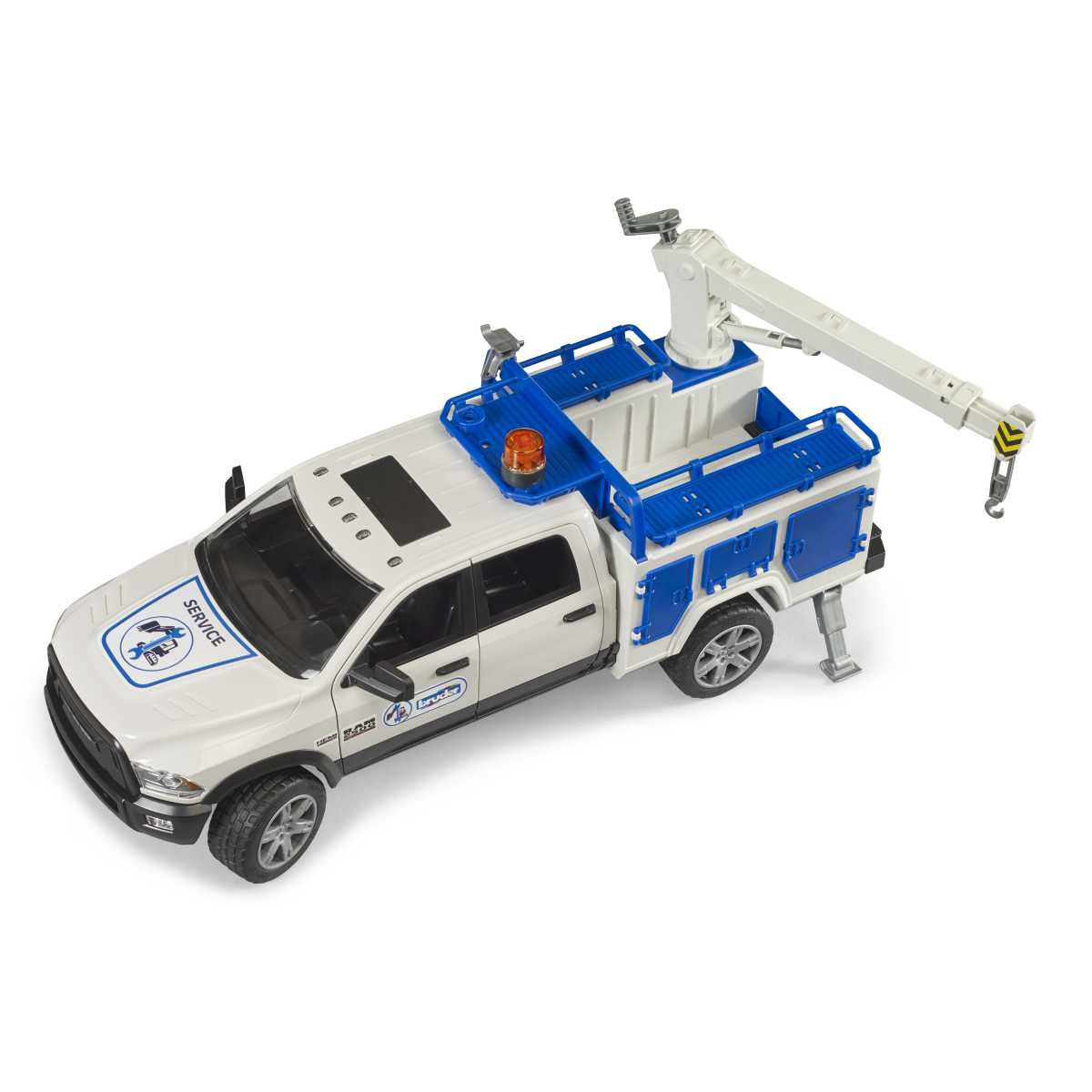 BRUDER 02509 RAM 2500 Service Truck mit Rundumleuchte
