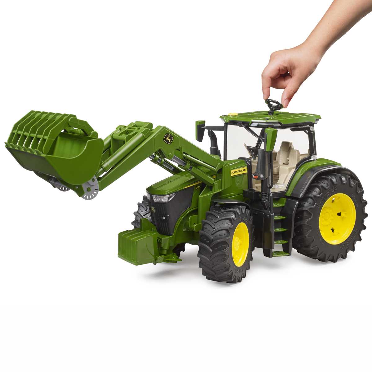 BRUDER 03151 John Deere 7R 350 mit Frontlader