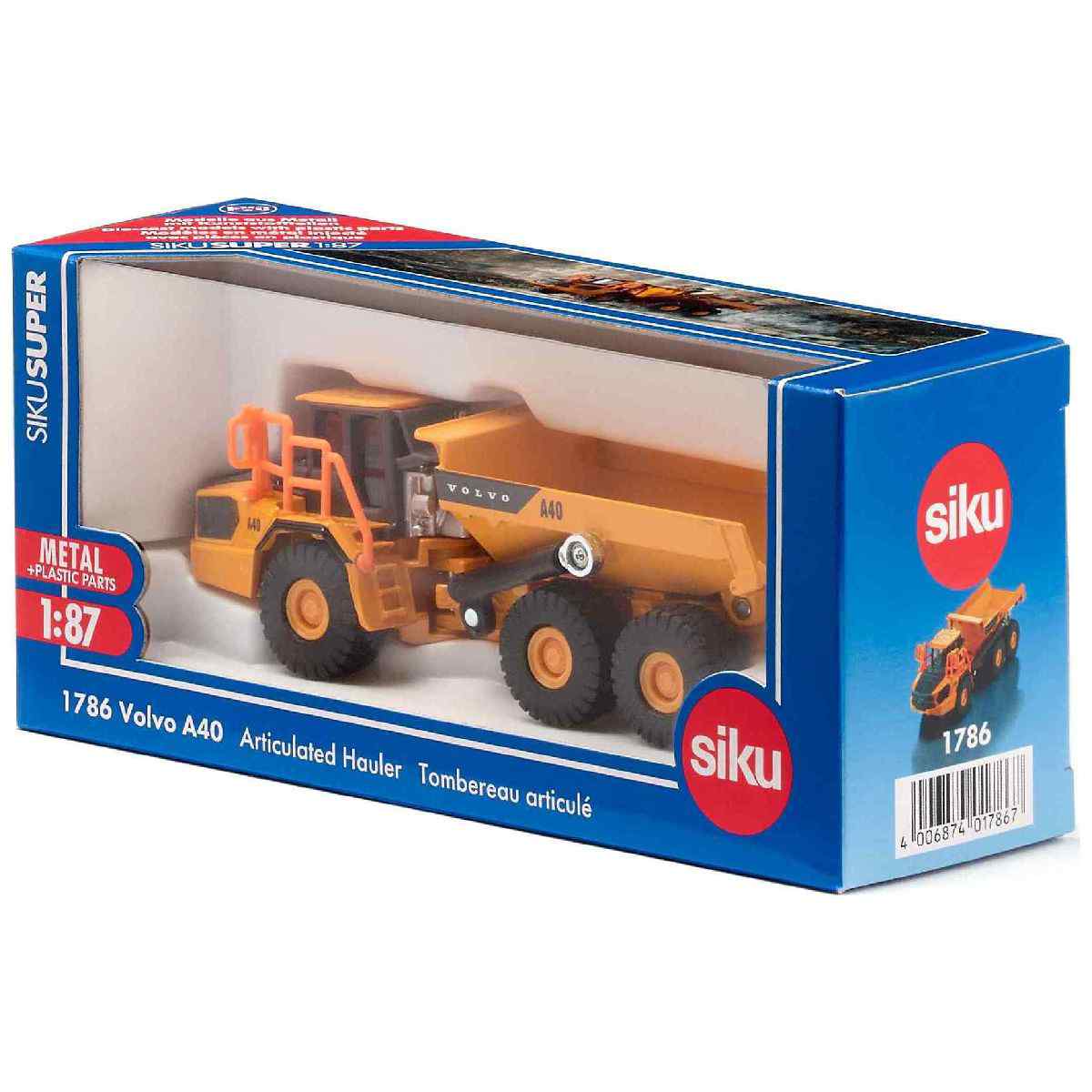 SIKU 1786 Volvo A40J Dumper 1:87 *NEU 2026*