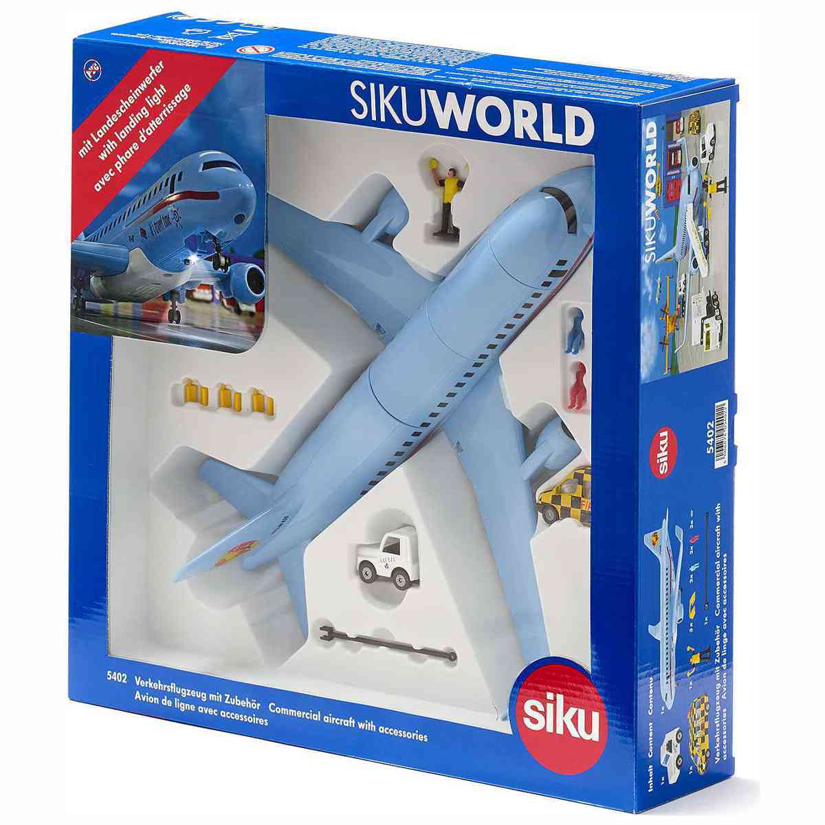 SIKU 5402 Verkehrsflugzeug mit Zubehör