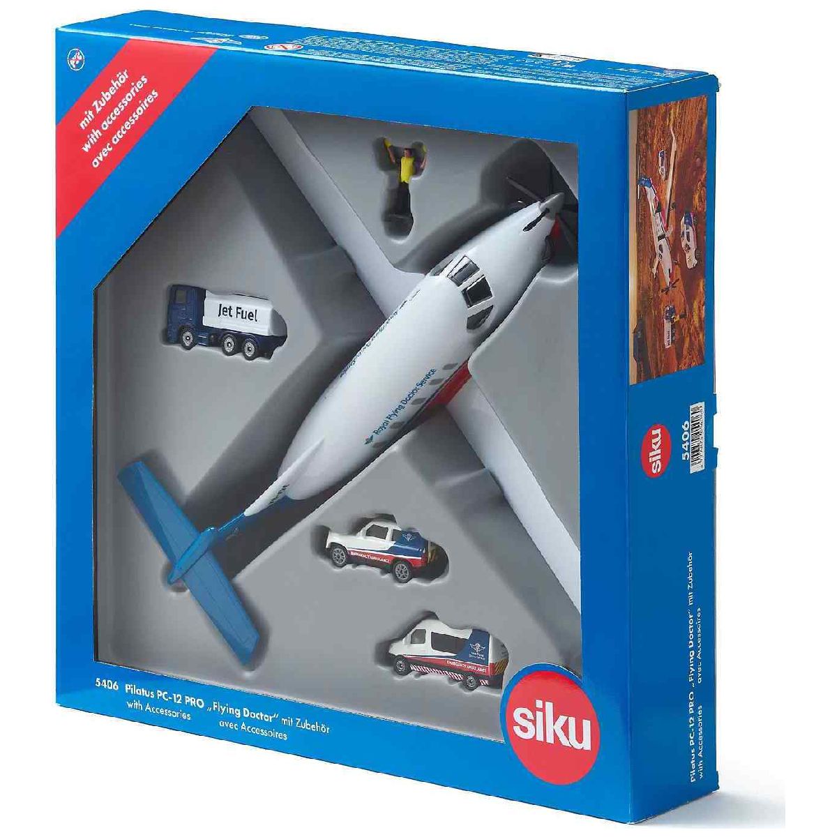 SIKU 5406 Pilatus PC-12 PRO "Flying Doctor" mit Zubehör 1:400 *NEU 2026*