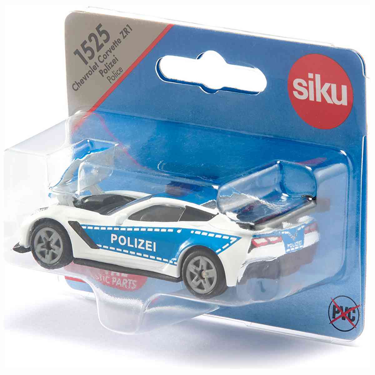 SIKU 1525 Chevrolet Corvette ZR1 Polizei