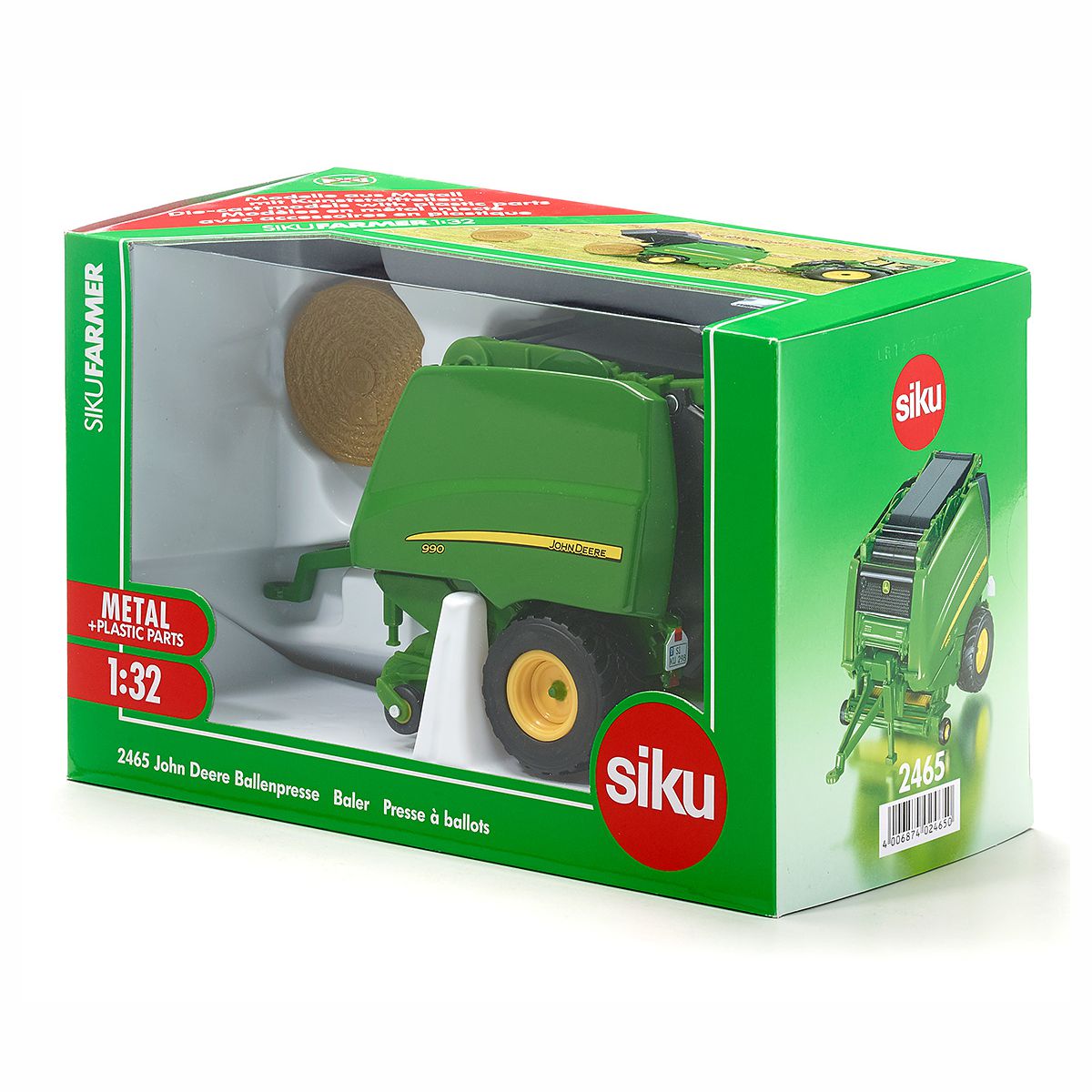 SIKU 2465 John Deere Ballenpresse 1:32