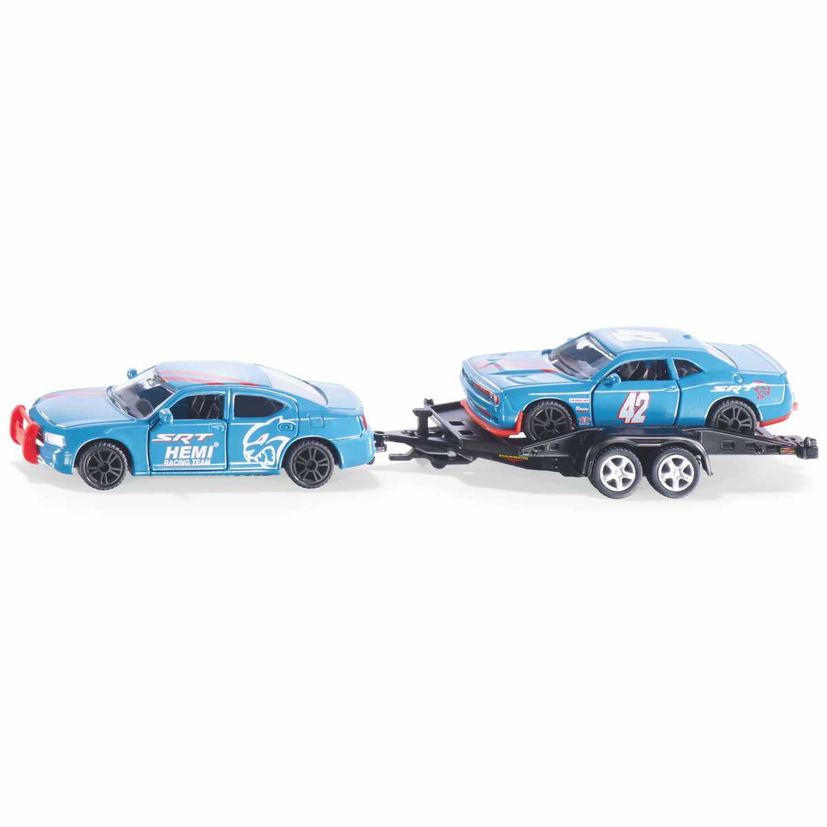 SIKU 2565 Dodge Charger mit Dodge Challenger SRT Racing 1:55