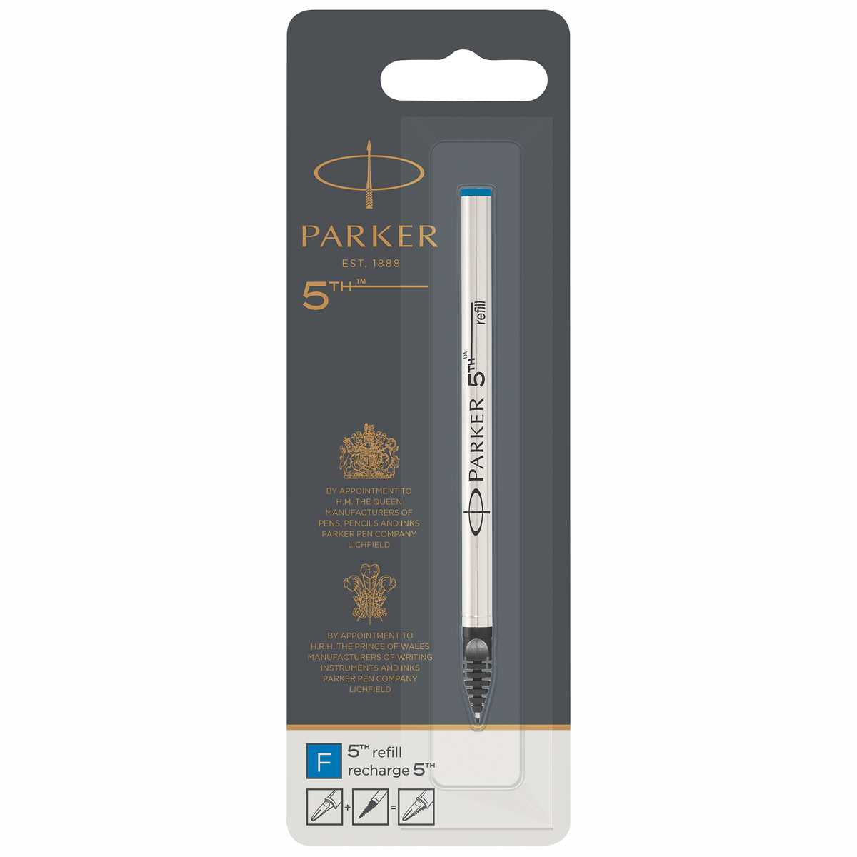PARKER 5th Ersatzmine F blau