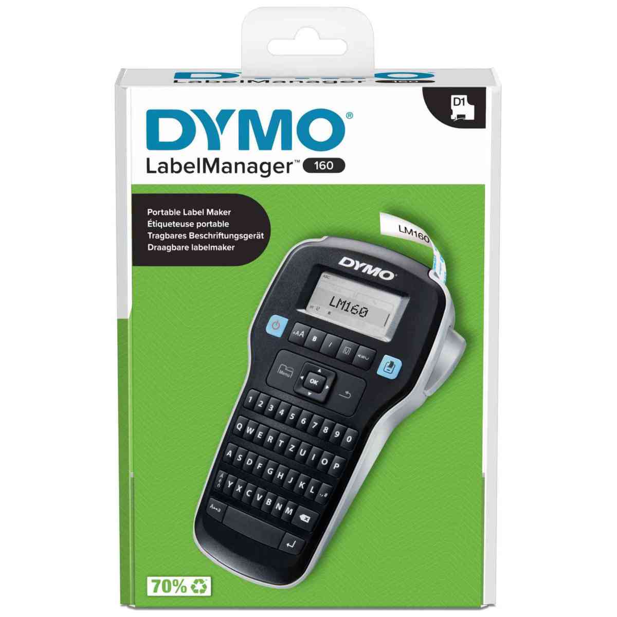 DYMO Beschriftungsgerät LabelManager 160 schwarz-silber