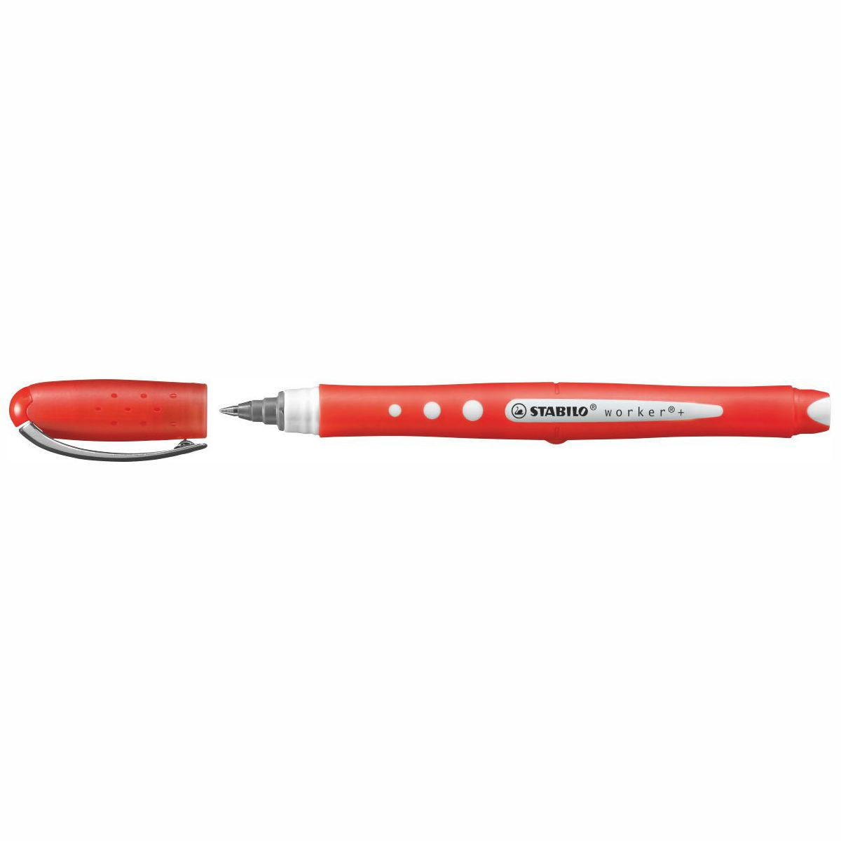STABILO Tintenroller worker+ colorful 2019 0,5mm rot