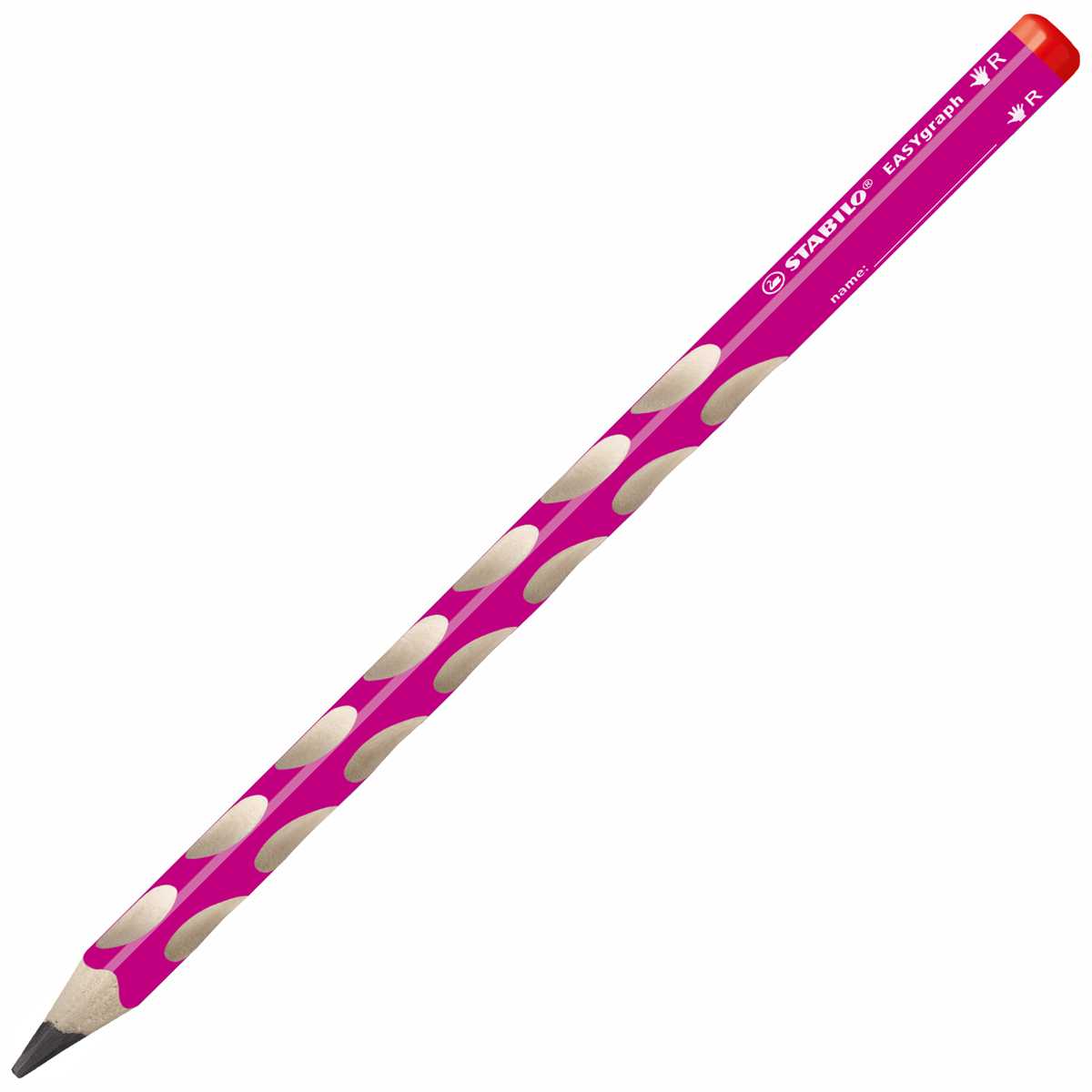 STABILO Bleistift EASYgraph HB -dick- rechts pink