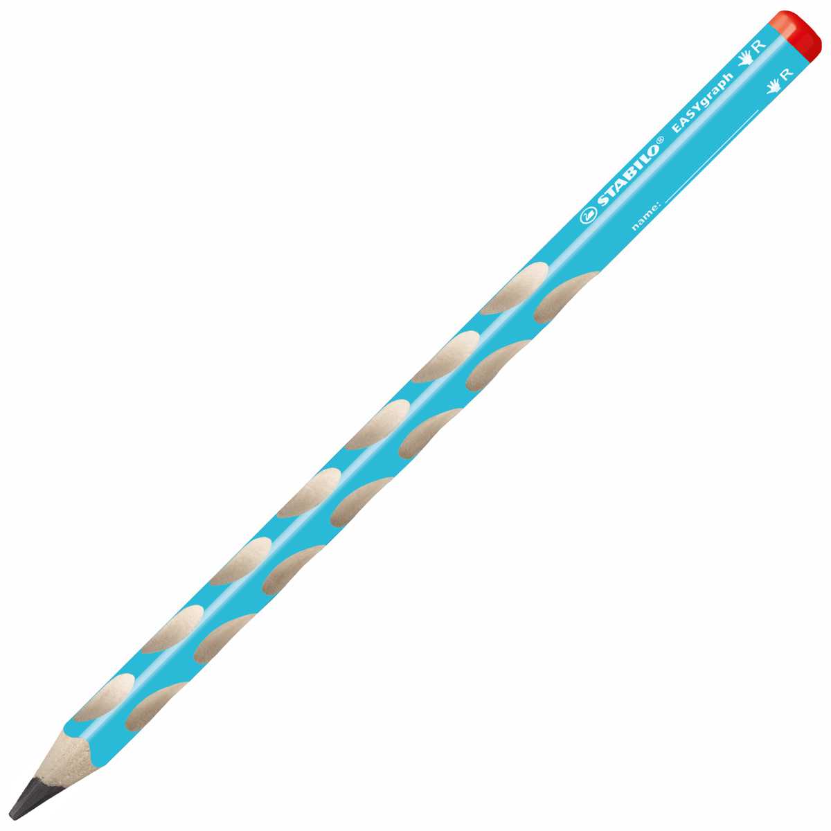 STABILO Bleistift EASYgraph HB -dick- rechts hellblau