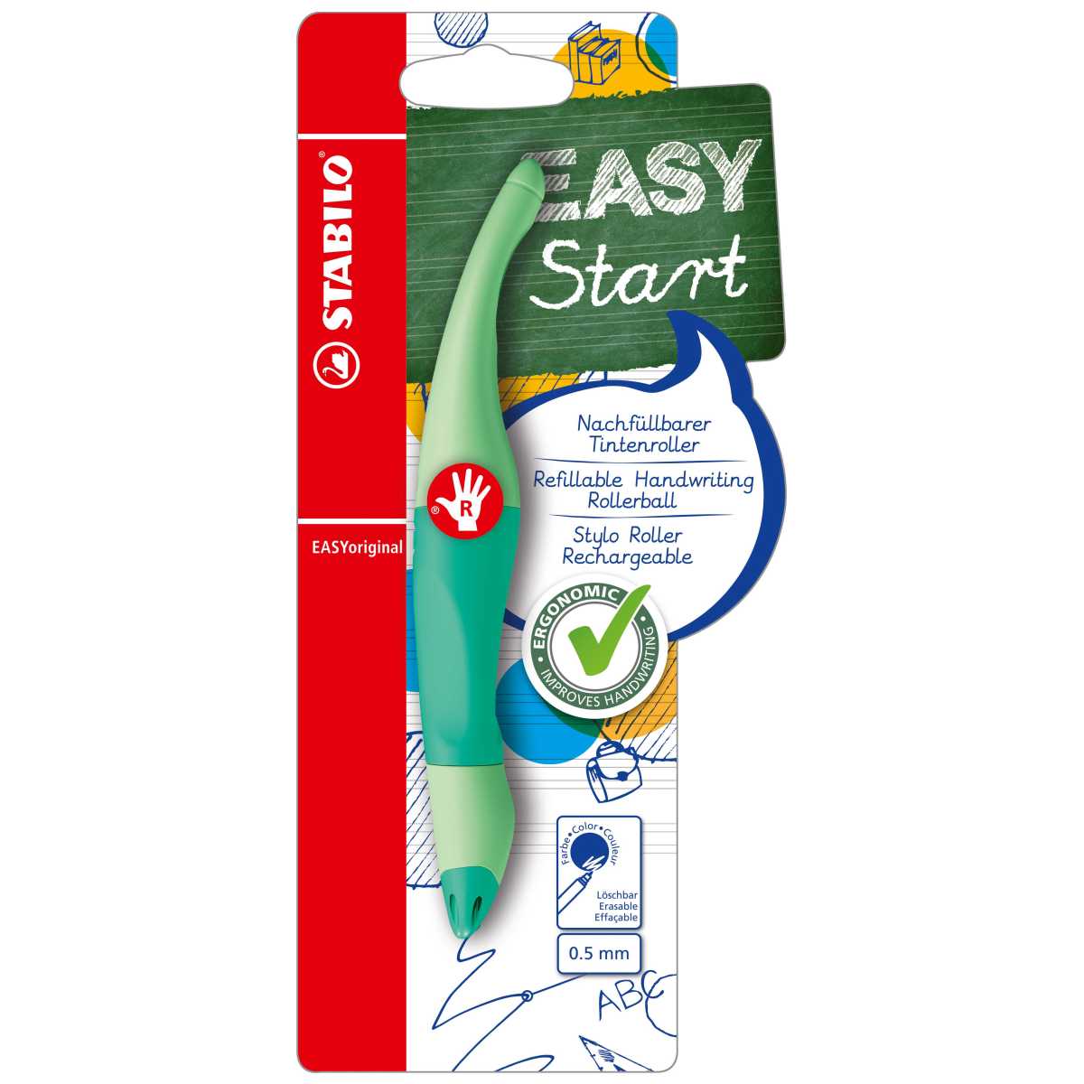 STABILO Tintenroller EASYoriginal R minzgrün