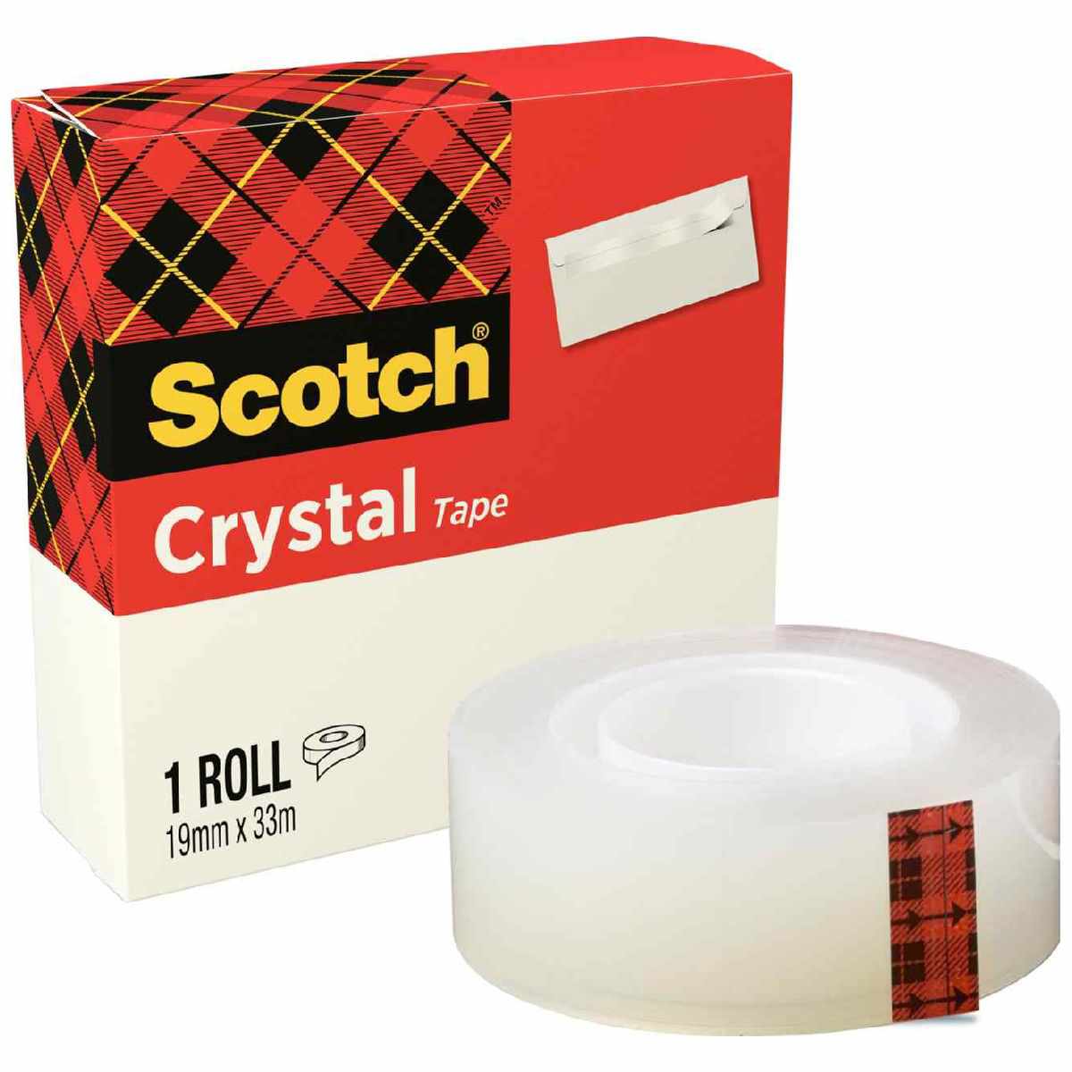 SCOTCH Klebeband 011265 Crystal Clear 600 19mmx33m