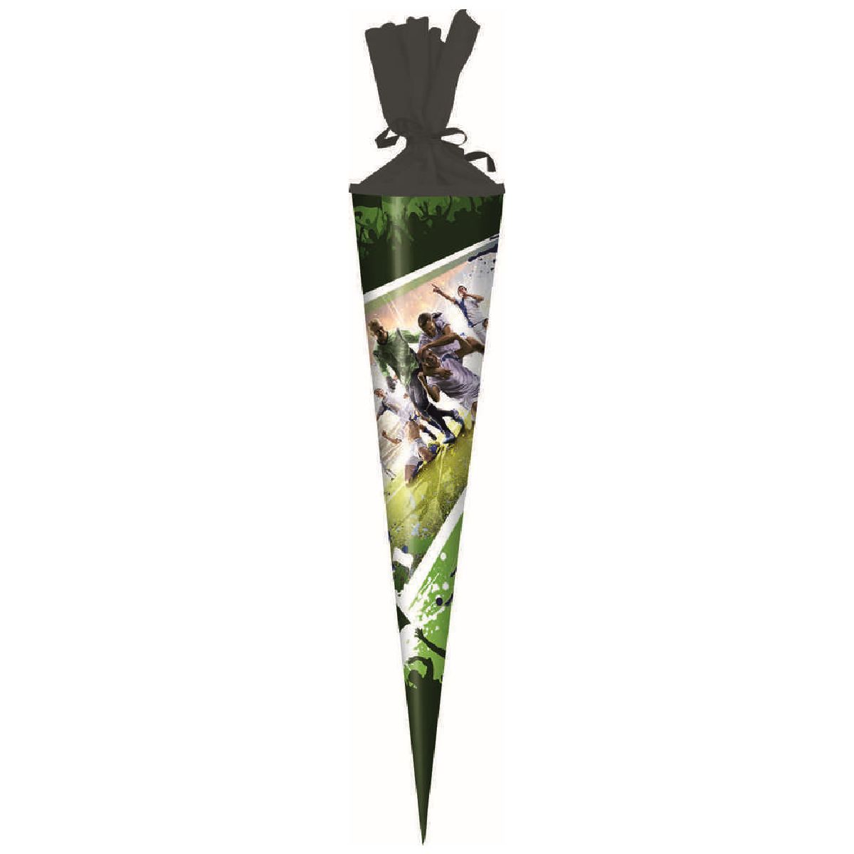 STYLEX Schultüte rund 25 cm mit Krepp-Verschluss