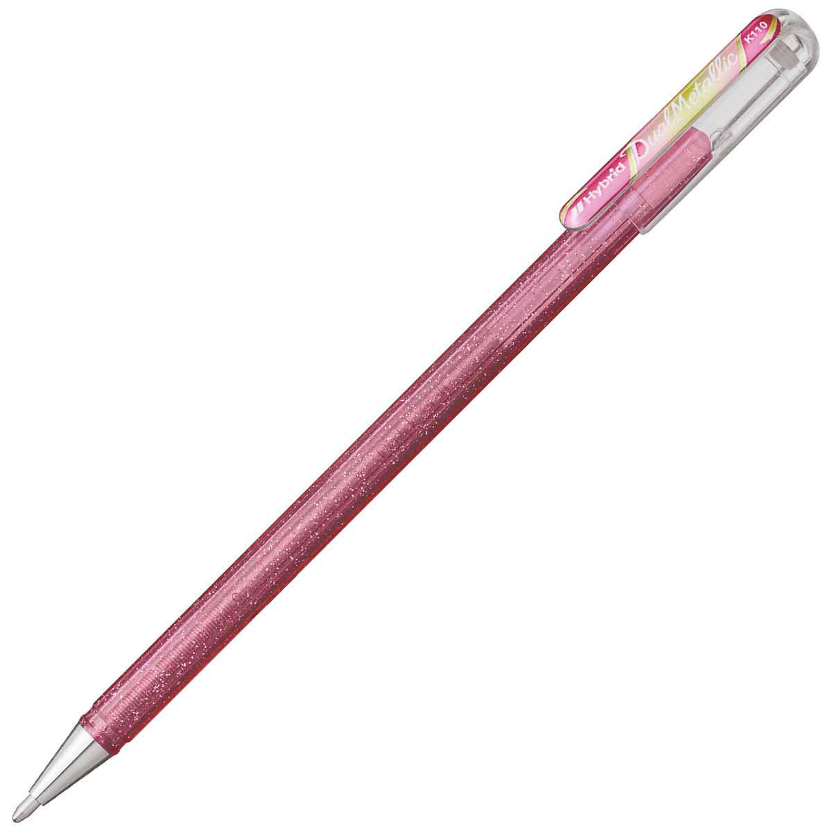 PENTEL Geltintenroller Glitter Dual Metallic 0,5mm magenta + pink